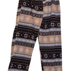 No Name Holiday Season Pattern Fleece Polyester Side Seam Length-42'  Pajamas XL